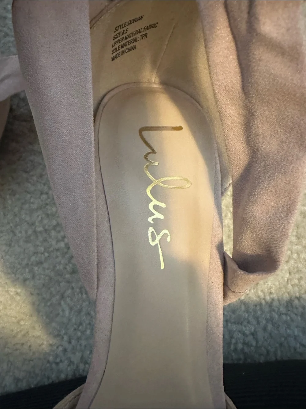 Lulu's Blush Tie-Ankle Block Heel Sandals